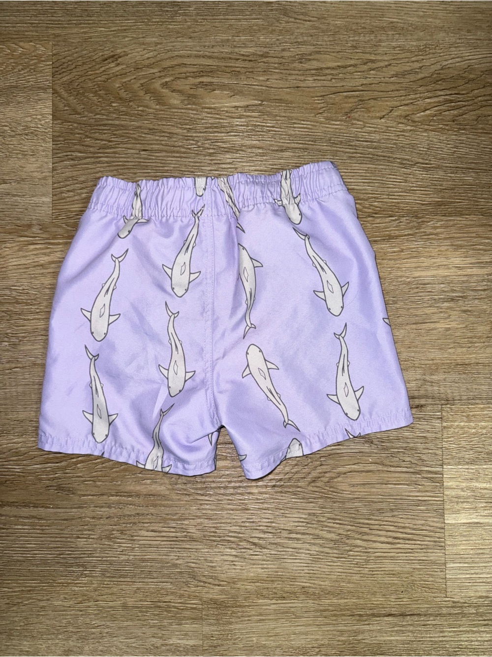 RuggedButts Boys' Jawsome Gray Swim Trunk Size 3T - Picture 6 of 7